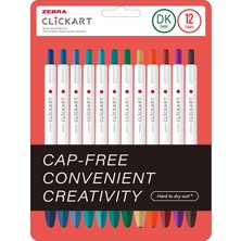 Store Zebra Clıckart Market Pen Dk 12 Lı Set