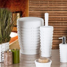 Store Palm Çöp Kovası, Beyaz