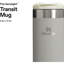 Store The Aerolight Transit Mug Termos 0.35 Litre - Kömür Gri (Charcoal) | Paslanmaz Çelik