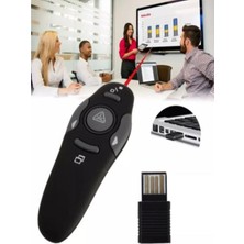 Store Profesyonel Laser Pointer 2.4ghz USB Kablosuz Projeksiyon Sunum Kumandası