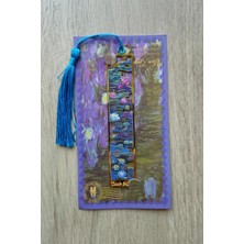 Store Kolbi Craft,nilüferler Van Gogh Püsküllü Altın Renk Metal Kitap Ayracı Hediyelik Sanatsal
