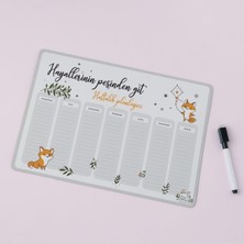 Store Hayallerinin Peşinden Git Mottolu Magnet Planlayıcı