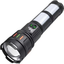 Store GS-15850 110WATT Lümen Ateş Yakabilen Büyük Şarjlı Pilli Profesyonel Şarjlı El Feneri