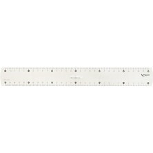Store 146109 30 cm Trıple Desimetre Plastik Cetvel