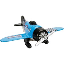 Sunman Die-Cast Çek-Bırak Uçak 15 cm Oyuncak - Mavi