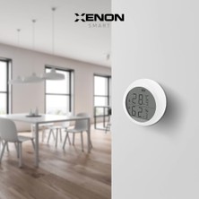 Store Akıllı Dijital Termometre Uygulama Denetimli Zigbee Iç Mekan Isı Ölçer ve Nem Ölçer (Higrometre) X7608