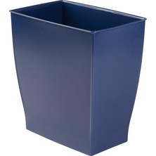 Store Mono Çöp Kovası Çöp Kutusu – Dikdörtgen, Plastik, Plastik, Koyu Mavi, 28.4 x 18.9 x 30.3 cm