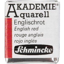 Store Akademie Aquarell Yarım Tablet Sulu Boya 666 English Red
