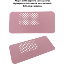 Store Keçe Masa Üstü Mouse Pad ve Bilgisayar Düzenleyici 70X32 cm – Antibakteriyel Mat, Doğal Keçe Mat, Masa Koruyucu Altlık, Ofis ve Ev Için Minimalist Tasarım (Açık Pembe)