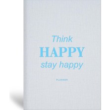 Store 15X21 Keten Süresiz Planlayıcı Ajanda Defter Mavi