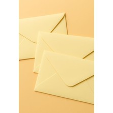 Store Minik Zarf, 7x9 cm 25 Adet (Açık Sarı)