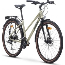 Carraro Sportive 725 Hd Fren 16 Vites 27,5 Jant Şehir Bisikleti Lime Yeşil Beyaz 48 Kadro