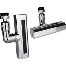 Store Deluxe Krom Gümüş Perlatör Musluk Ucu, 4 Fonksiyonlu, 360° Oynar Başlıklı, Geniş Şelale Akışlı, Banyo ve Mutfak Için