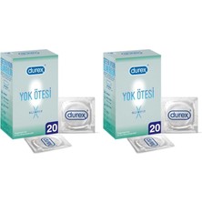 Zemira Durex Yok Ötesi Slim 20 Prezervatif (2 Paketi)