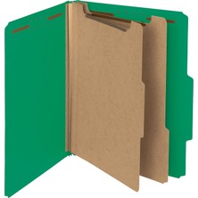 Store % 100 Geri Dönüştürülmüş Pressspan Sınıflandırması Klasör, 2 Ayırma, 2 Expansion, Letter-Format