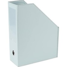 Store Magazinlik Suni Deri Masa Üstü Evrak/dosya Düzenleyici 23 * 30 * 9 Cm. Su Yeşili