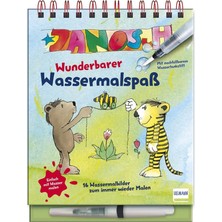 Zemira Janosch – Wunderbarer Wassermalspaß: Einfach Mit Wasser Malen - Janosch-Malbuch Mit 16 Bildern, Die