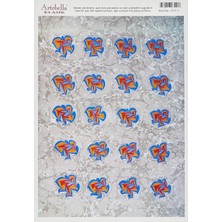 Store Klasik Kolay Transfer 23X34 cm Açık Zemin 1511V