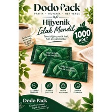 Dodo Pack Tek Kullanımlık Islak Mendil-Hijyenik Mendil 1000'LI