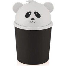 Store Masaüstü Çöp Kovası Qlux Bpa Içermez Panda Çöp Kutusu