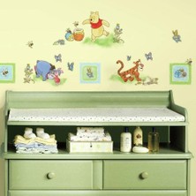 Store RMK1630SCS Rm – Disney Winnie Puuh Duvar Dövmesi, Pvc, Renkli, 29 x 13 x 2,5 cm