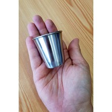Store 4 Adet 70 Ml. Çelik Shot Kahve Kamp Bardağı DF37X
