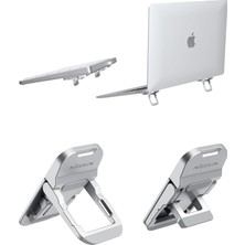 Store Dizüstü Bilgisayar Standı Gümüş