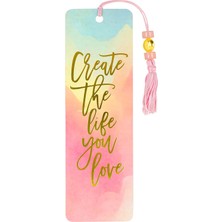 Zemira Watercolor Sunset Beaded Bookmark