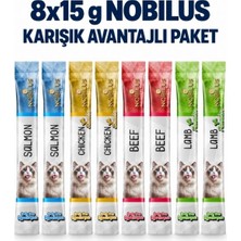 Nobilus Karışık Avantajlı Kedi Ödül Paketi 8X15 G