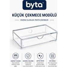 Şeffaf Mini Çekmece Organizer – Kozmetik, Takı ve Ofis Için Çok Amaçlı Düzenleyici Kutu