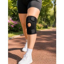 Store Patella Destekli Kısa Dizlik Ayarlanabilir Bantlı Diz Koruyucu Destek