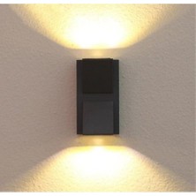 Store Rodos 7 Watt Modern Duvar LED Aplik 3200K Gün Işığı Çift Yönlü Iç ve Dış Mekan Aplik IP44