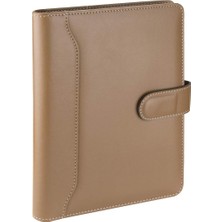 Store 5256 Ajanda Tarihsiz Kareli 17X24 Cm. Ajanda/defter Hesap Makineli Suni Deri Organizer, Vizon