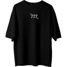 Genosha 777 Baskılı Oversize  Tshirt Tişört 100% Pamuk