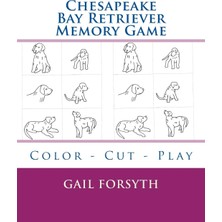 Zemira Chesapeake Bay Retriever Memory Game: Color - Cut - Play