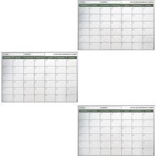 Store Manyetik Yapışkanlı Bir Aylık Program Planlayıcı Takvim 85X56 cm