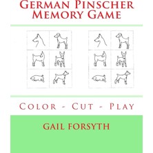 Zemira German Pinscher Memory Game: Color - Cut - Play