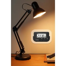 Store 2li Set Masa Lambası + Kronometreli Pomodoro Ders Çalışma Masa Lambası (Siyah 811)