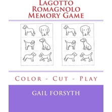 Zemira Lagotto Romagnolo Memory Game: Color - Cut - Play