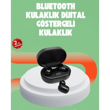 Pileli Store Bluetooth 5.0 Kulaklık – LED Ekranlı Şarj Kutusu