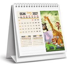 Naturel Basım 2027 Çocuk Masa Takvimi