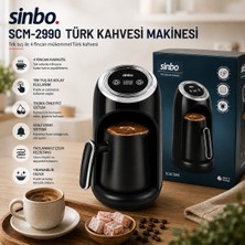 Store 2in1 Elektrikli Türk Kahve Makinesi 4 Fincan Sesli Uyarı - Taşma Önleyici Sistem SCM-2990