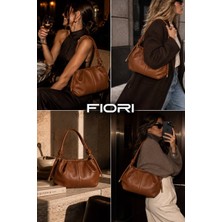 Fiori Kadın Suni Deri El Çantası Omuz Çantası