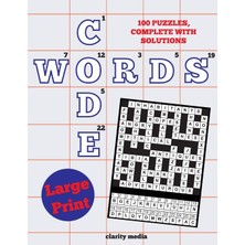 Zemira Large Print Code Words: 100 New Code Word Puzzles, In Large Print