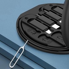 Store 60W Destekli Kablo Kutusu Seyahat Kablo Seti 5'i 1 Arada USB Type-C Şarj Kablosu Seti