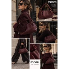 Fiori Kadın Suni Deri El Çantası Omuz Çantası