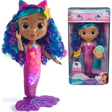 Happy Trend Gabby's Dollhouse Film, Sing & Shine Mermaid Gabby, Işıklar ve Sesler ile Su Geçirmez Deniz Kızı Bebek, 3 Yaş ve Üzeri Kız ve Erkek Çocuk Oyuncakları