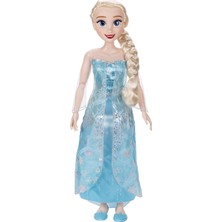 Happy Trend Princess Buz Kraliçesi Playdate Elsa Dev Bebek 80 Cm, Hareketli