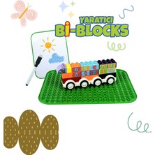Birlik Oyuncak Creative Bi-Blocks 68 Parça Yazı Tahtalı Eğitici Yapı Blok Seti Çocuk Oyuncağı +3 Yaş