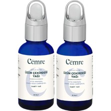 Zemira Cemre Üzüm Çekirdeği Taşıyıcı Yağı, 2'li Paket, 15ML